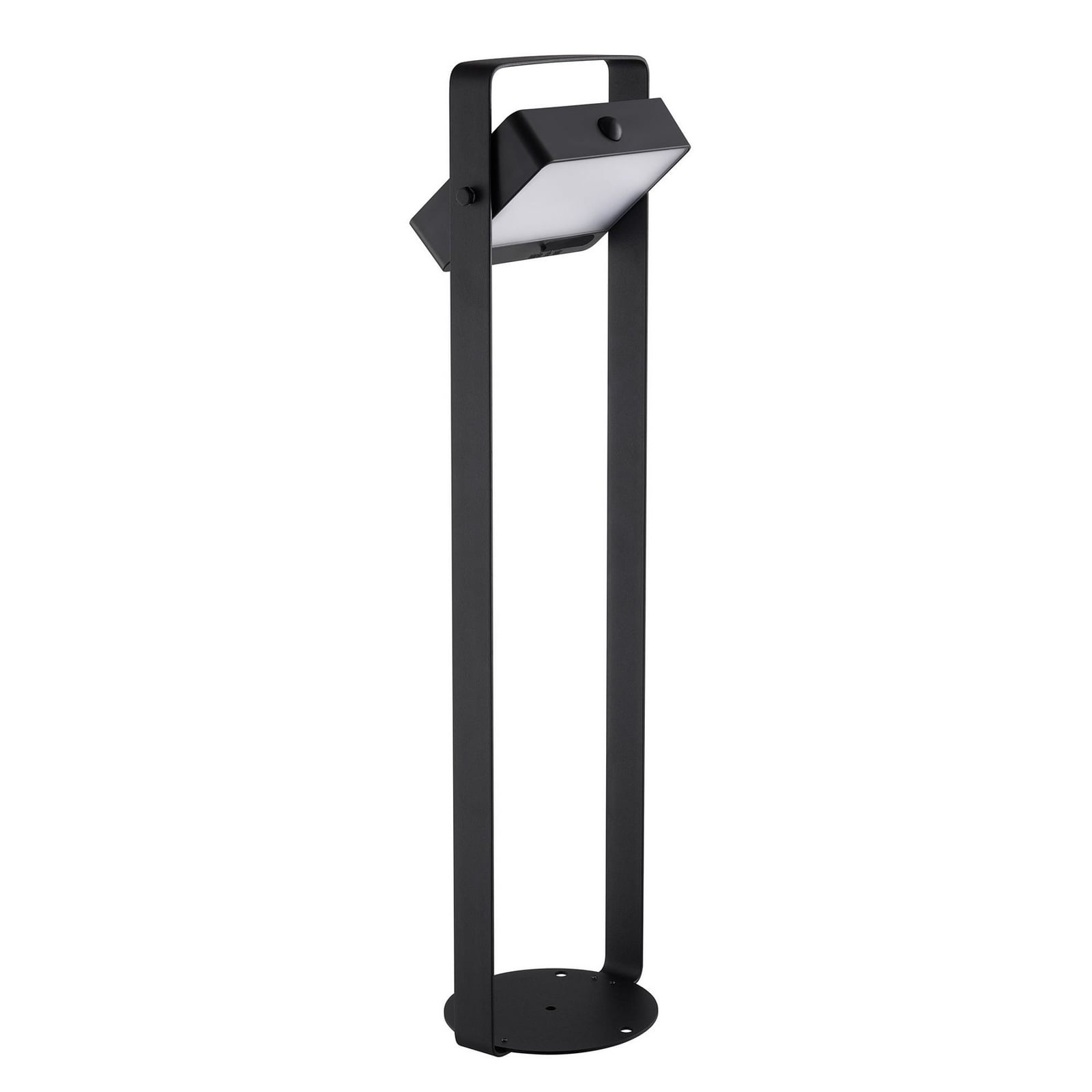 Detalj av Solar LED sti-lampe Saulio svart aluminium