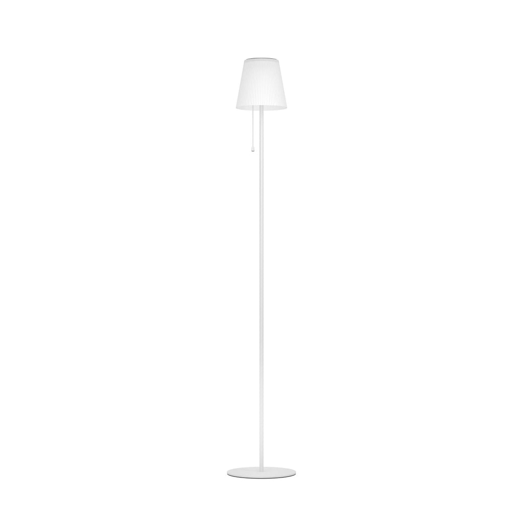 Solar LED-terrasselampe Scordiano-L hvit CCT IP44 bakside