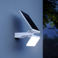 Solar LED utevegglampe XSolar L-S med sensor hvit forfra