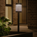 Solar sti-lampe Coupar med bevegelsessensor svart IP44 forfra