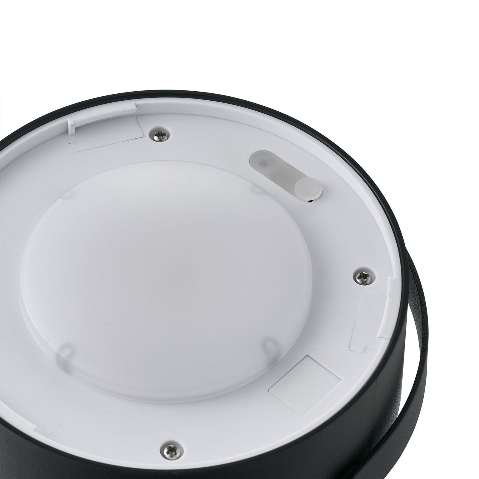 Solcelle bordlampe Coupar svart dimbar 22 cm med USB-ladekabel