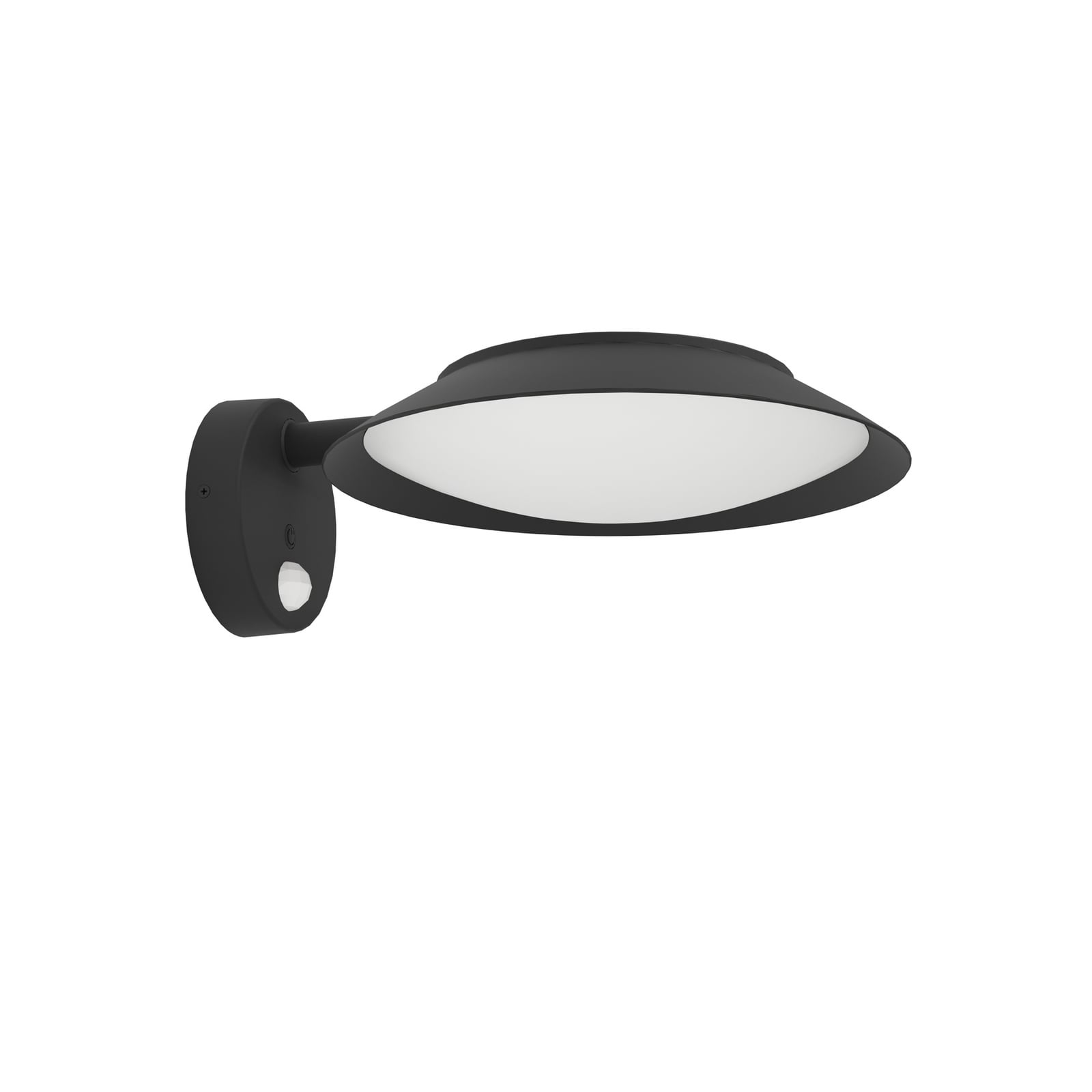 Detalj av Solcelle LED utevegglampe Cerrisi med bevegelsessensor svart IP44