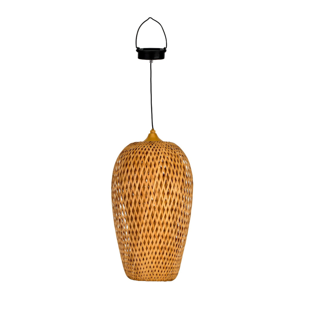 Detaljbilde av Solcelle-pendellampe Sunshine Bliss bambus