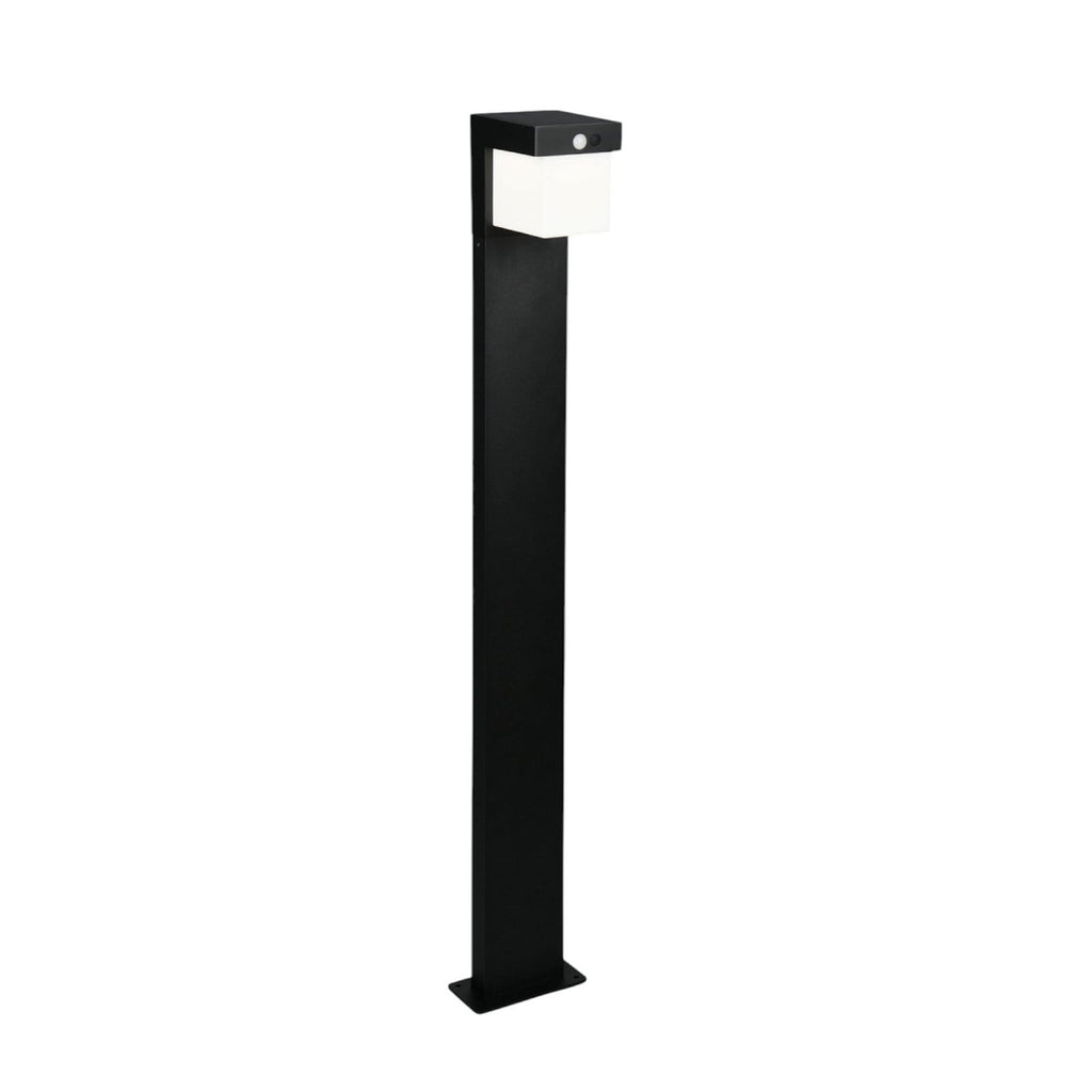 Solcelle sti-lampe Colombo med bevegelsessensor svart matt IP44 bakside