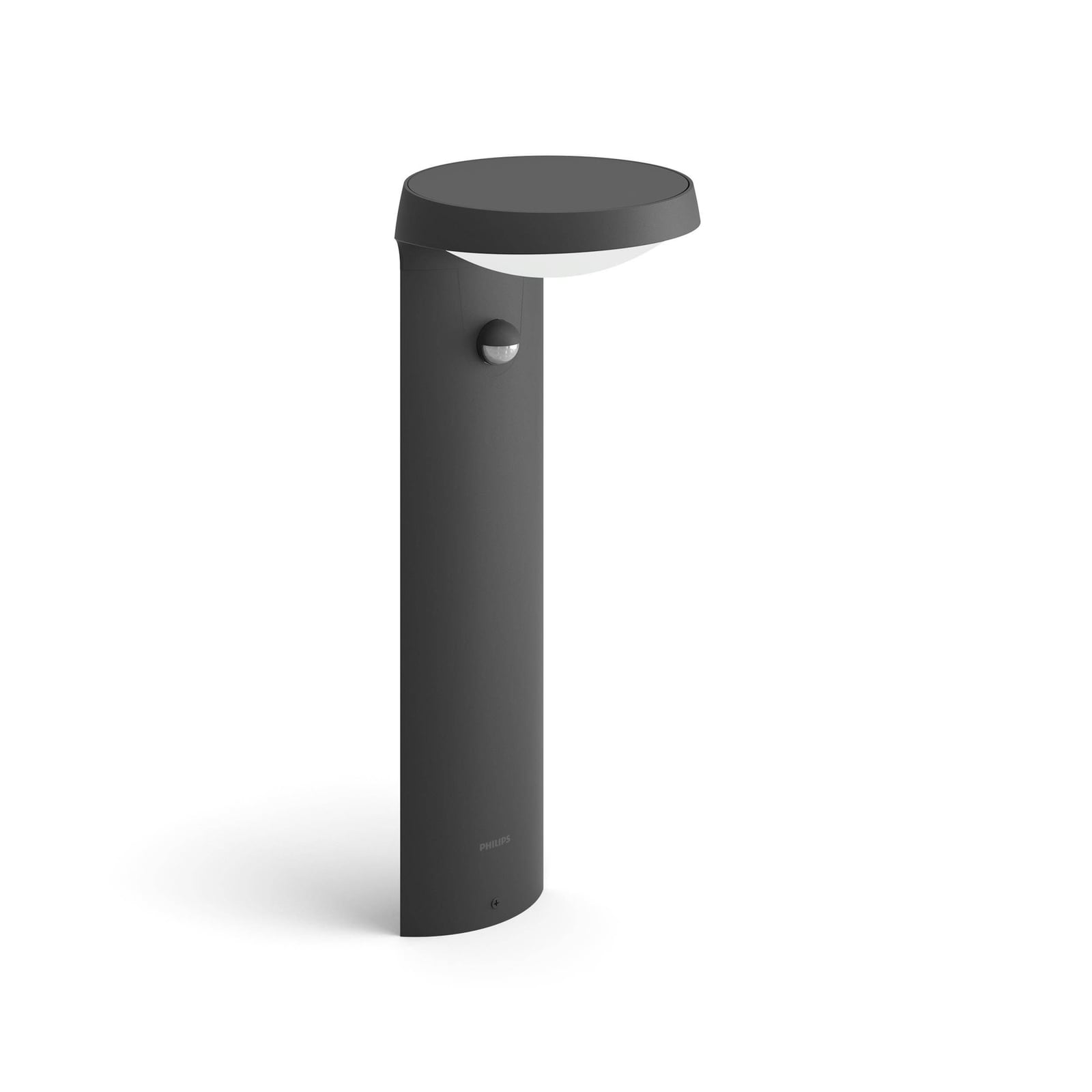 Solcelle stolpelampe Tyla med bevegelsessensor IP44 antrasitt - Philips bakside