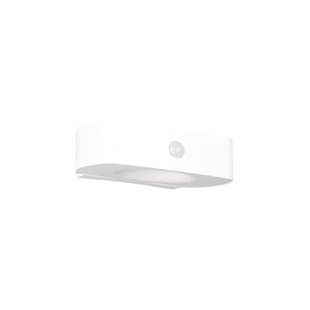 Detalj av sensor på Solcelle utevegglampe Bilbao opp/ned med sensor hvit IP44 - Reality