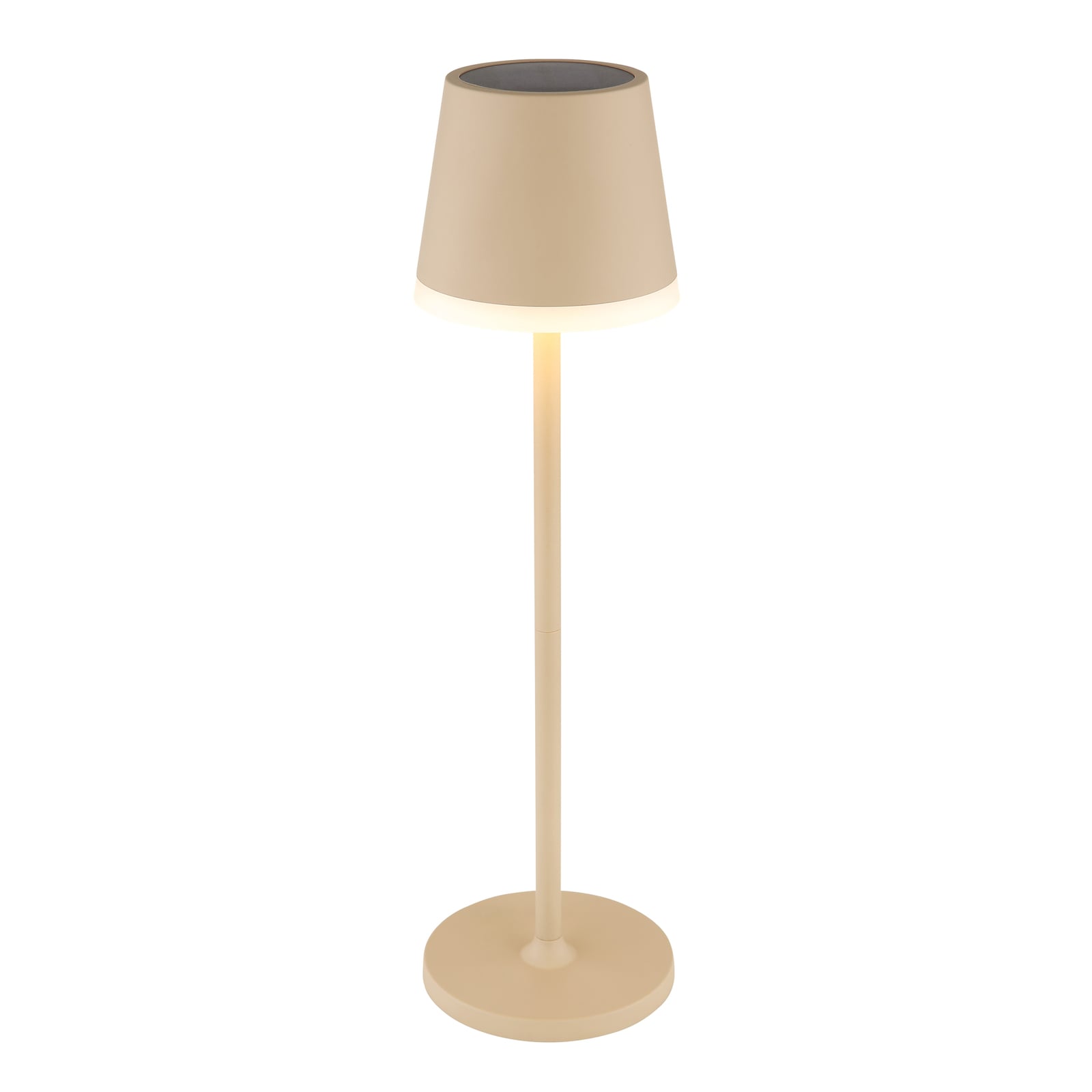 Solcellebordlampe LED sand metall/plast H41 cm IP44 - Globo bakside