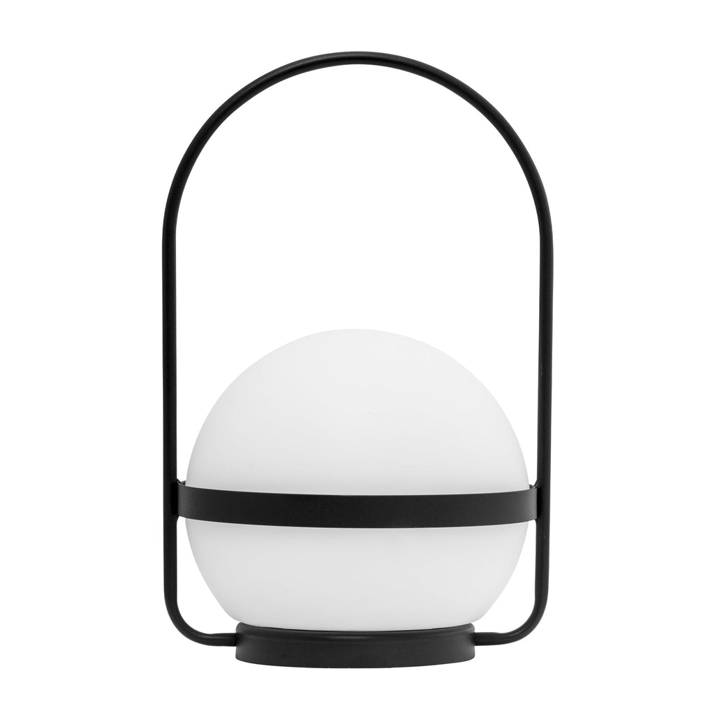 Solcellebordlampe Summer dimbar USB IP44 detalj av bryter