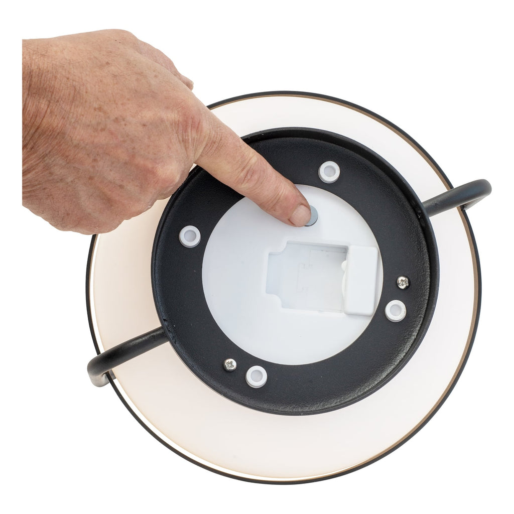 Solcellebordlampe Summer dimbar USB IP44 USB-kabel