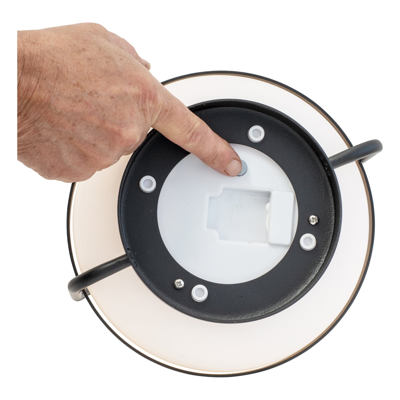 Solcellebordlampe Summer dimbar USB IP44 USB-kabel