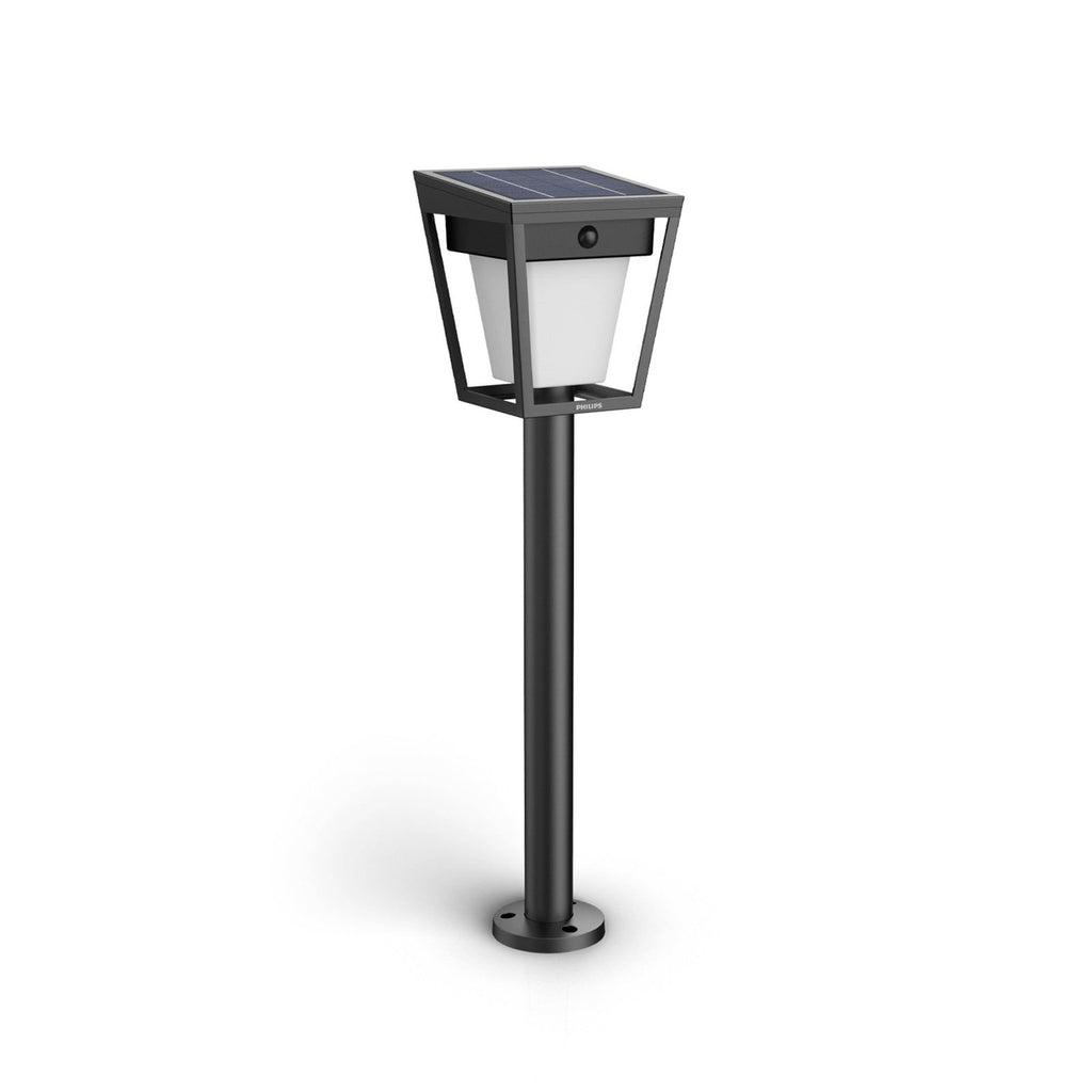 Solcelledrevet LED spydlampe Nissa med bevegelsessensor IP44 forfra