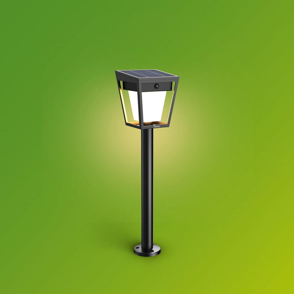 Detalj av sensor på Solcelledrevet LED spydlampe Nissa