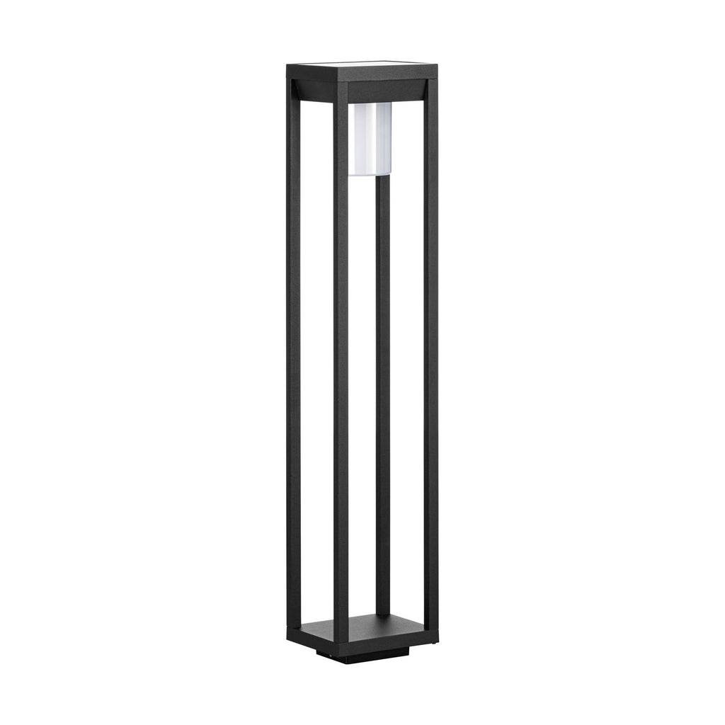 Montert solcelledrevet LED sti-lampe Martano med bevegelsessensor IP44 EGLO i hage