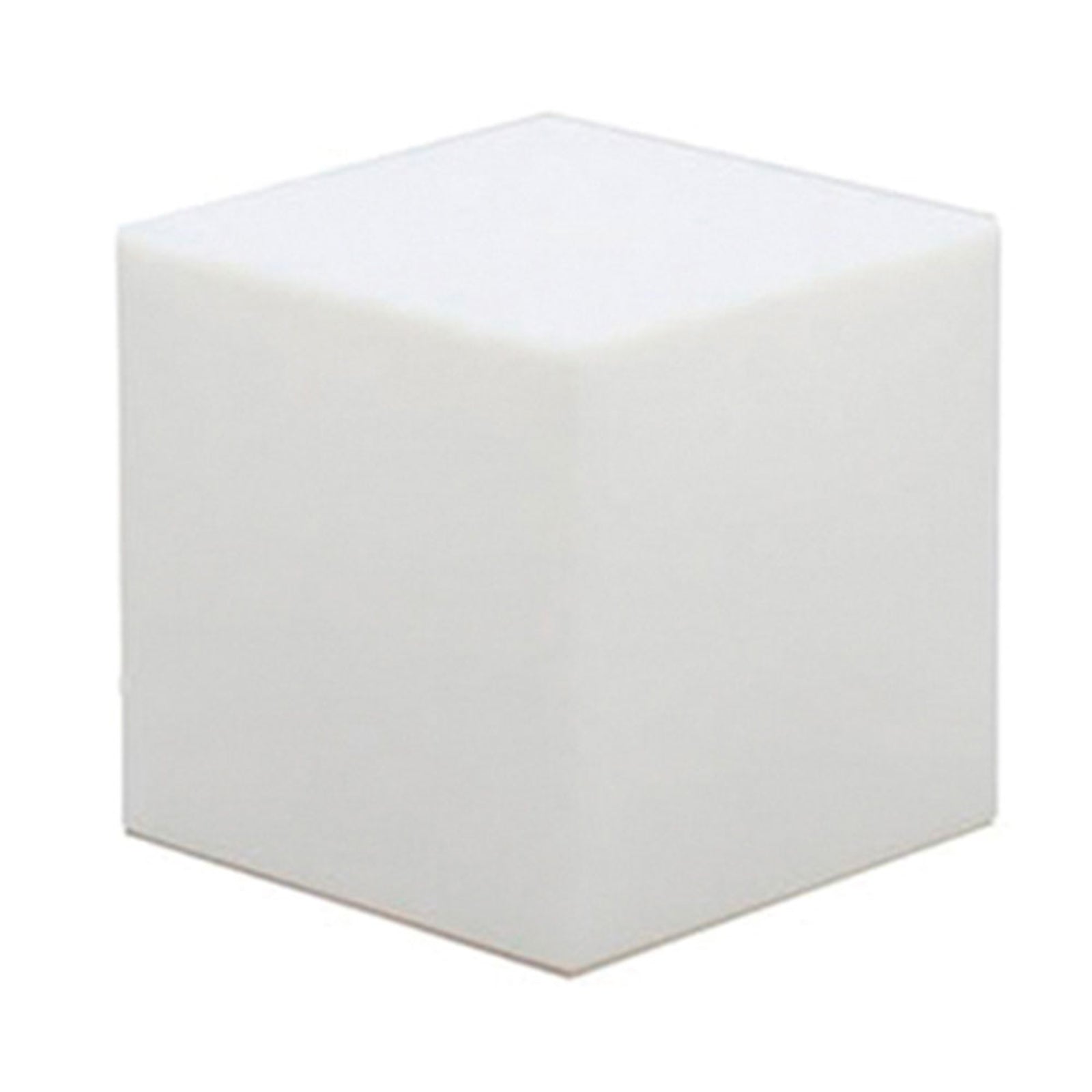 Solcellelampe Cuby kube hvit 20 cm dimbar med fjernkontroll