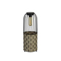 Solcellelampe LED Tahoa rotting grå H36 cm IP44 forside