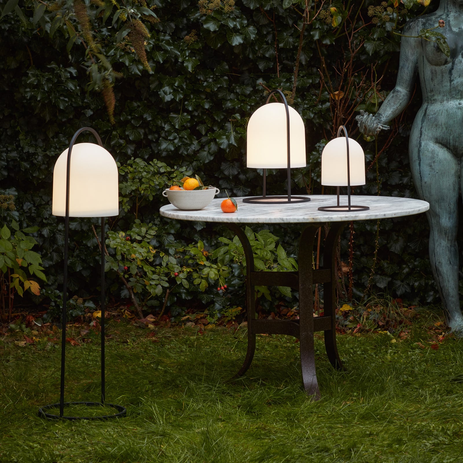 Solcellelampe SUNLIGHT dimbar 100 cm IP65 bakside