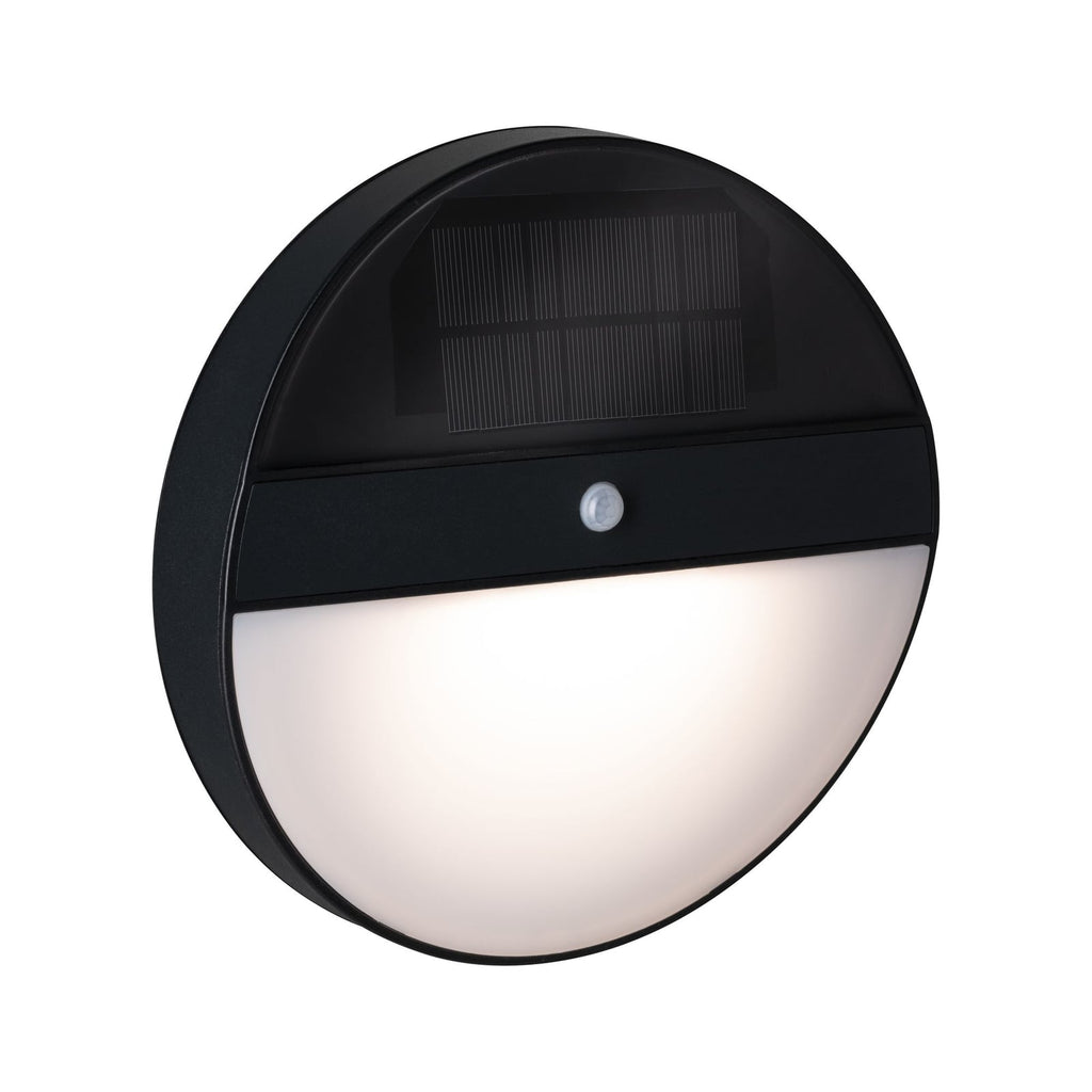 Detalj av solcellepanel på Solcellevegglampe Elois