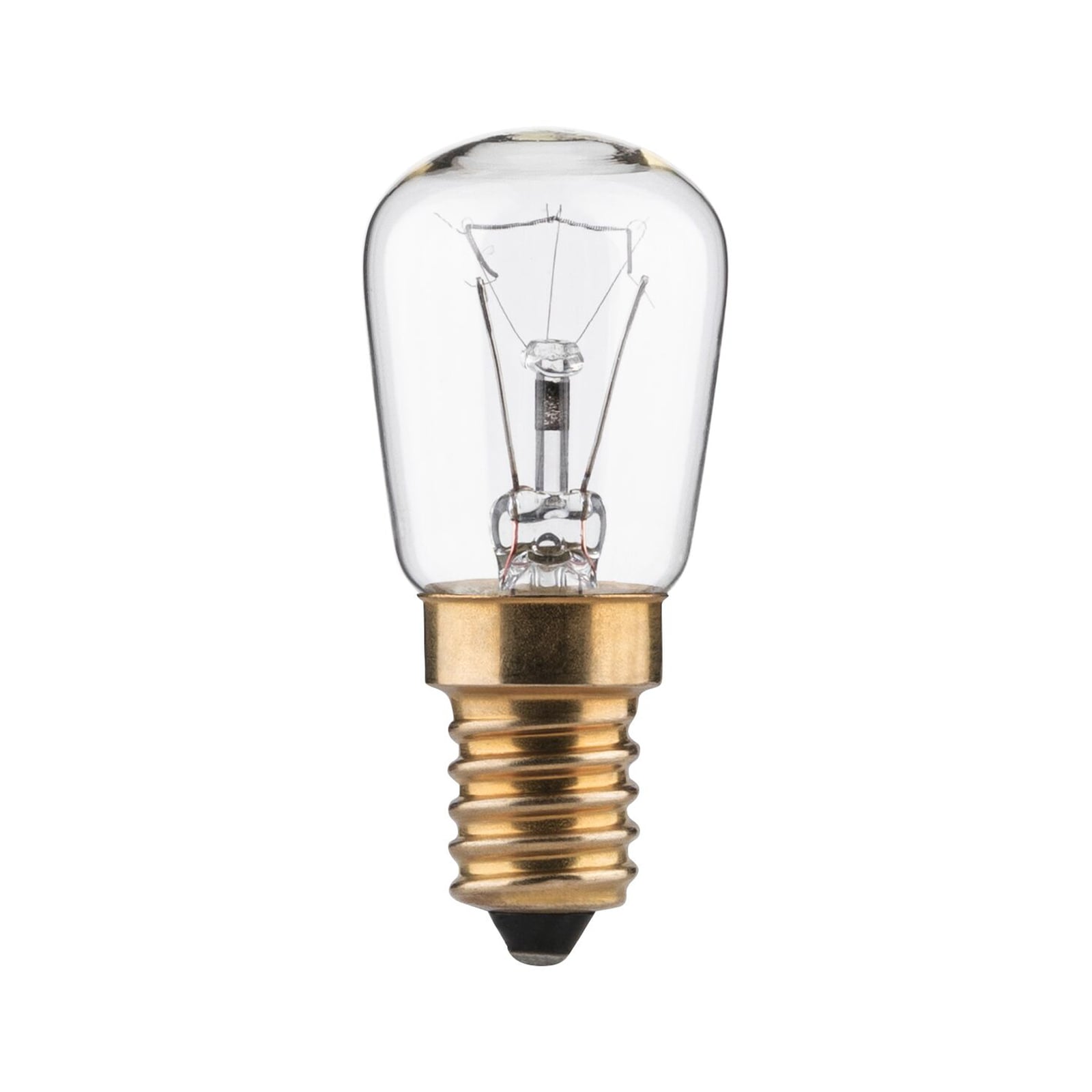 Steikovnspære E14 40W klar 2500K dimbar 300°C - Paulmann bakside