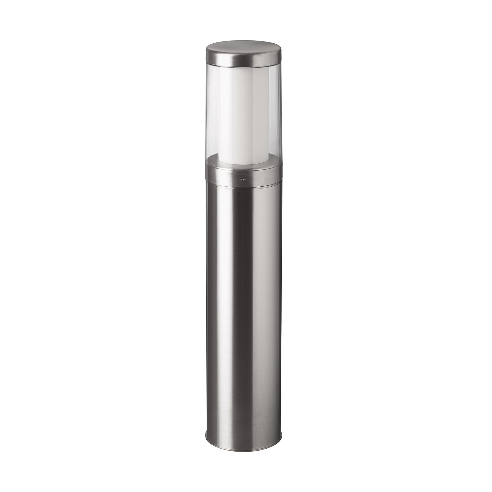 Sti-lampe 1256 rustfritt stål E27 dimbar IP65 75 cm forfra