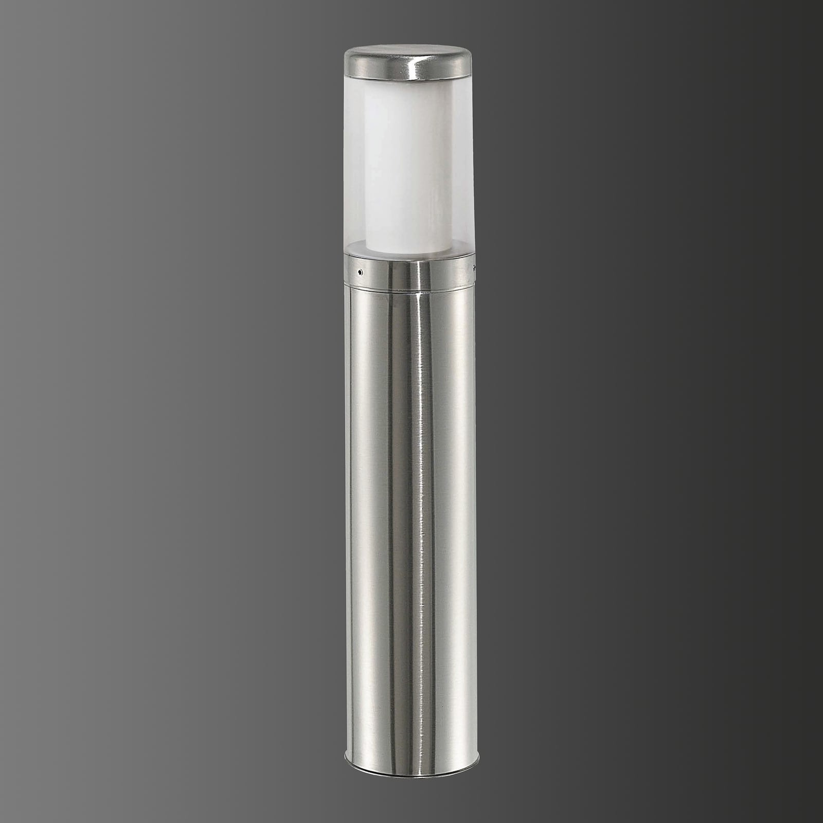 Sti-lampe 1257 rustfritt stål dimbar E27 100 cm front