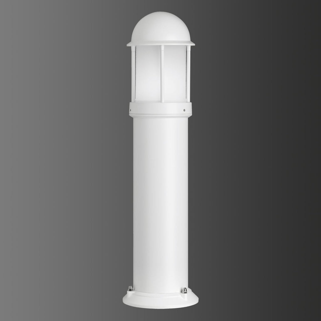 Sti-lampe Mason hvit aluminium E27 75 cm IP44 forfra