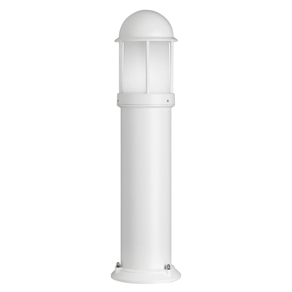 Sti-lampe Mason hvit aluminium E27 75 cm IP44 detalj av lampeskjerm