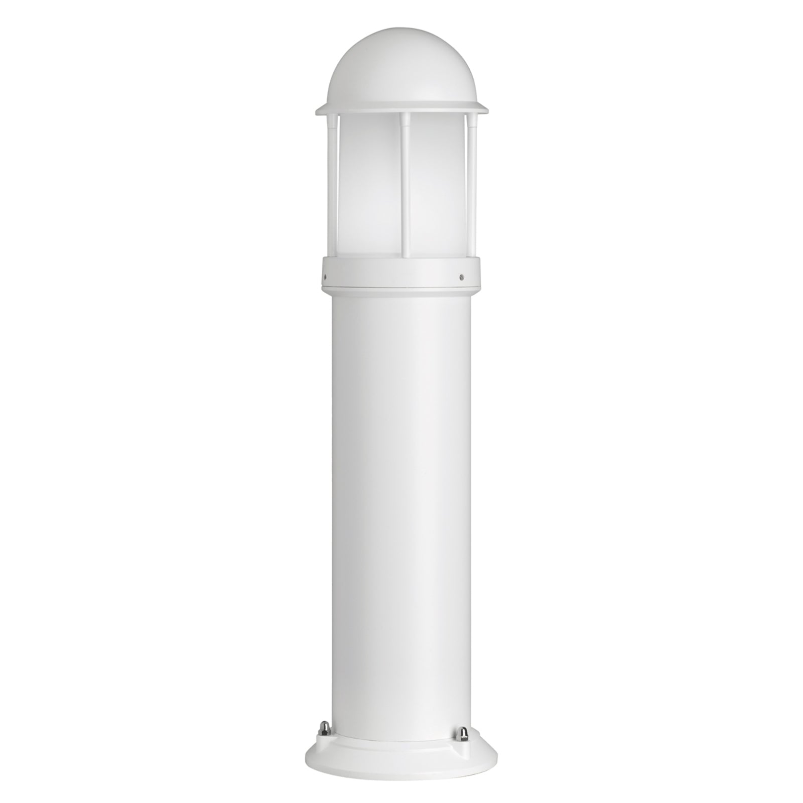 Sti-lampe Mason hvit aluminium E27 75 cm IP44 detalj av lampeskjerm