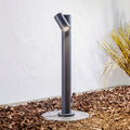 Sti-lampe Tulimar antrasitt aluminium front