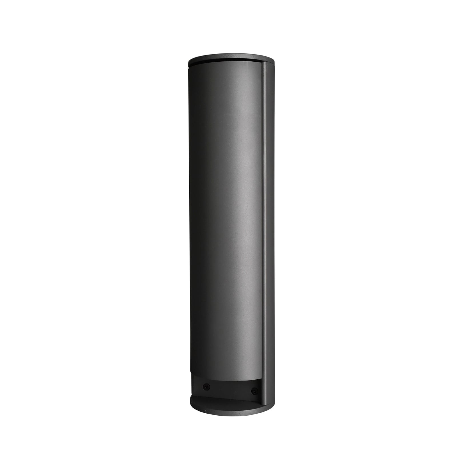 Stikkontaktstolpe 2 uttak pressstøpt aluminium Ø10 cm IP44 forfra