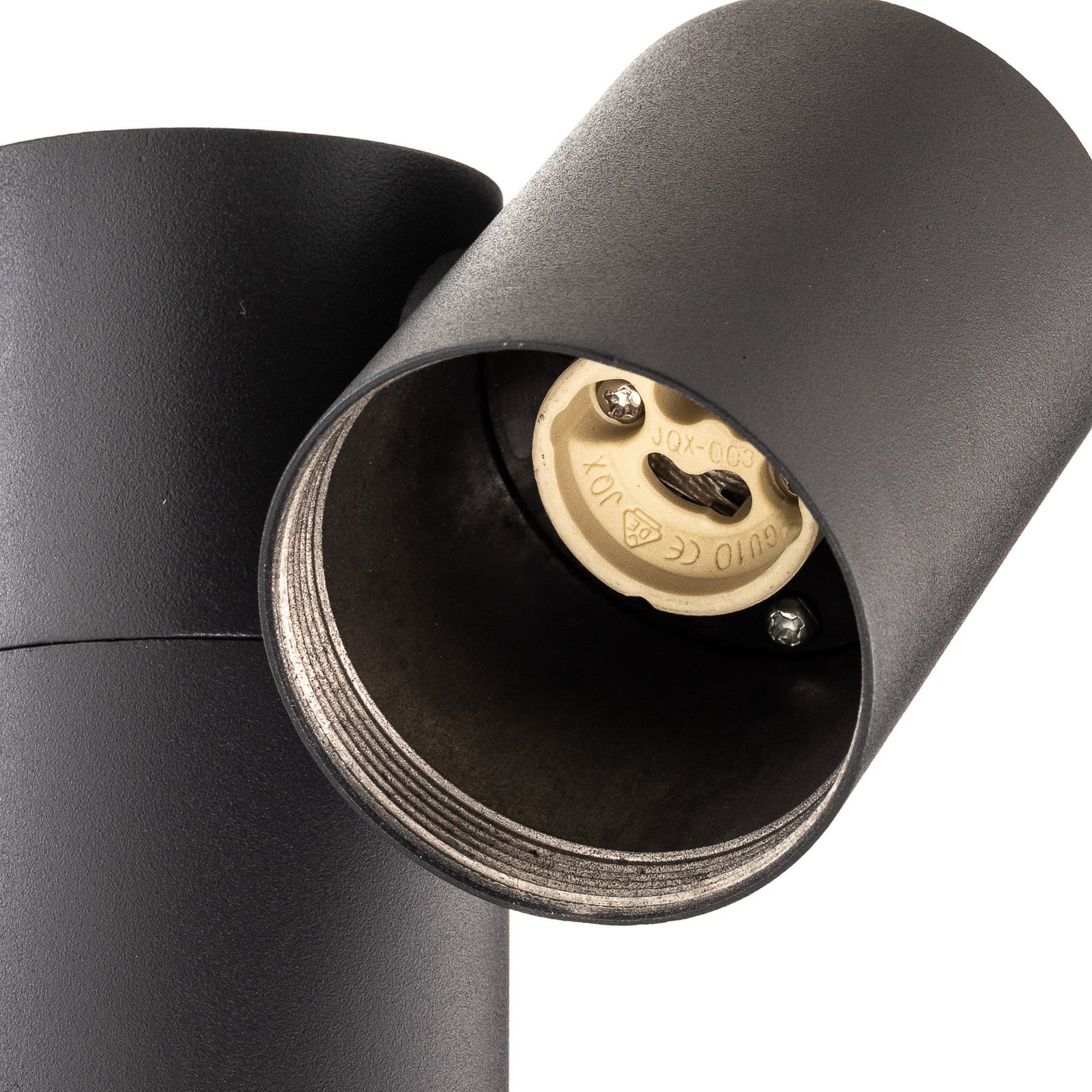 Stolpelampe Tulimar GU10 antrasitt dimbar 45 cm IP65 fot detalj