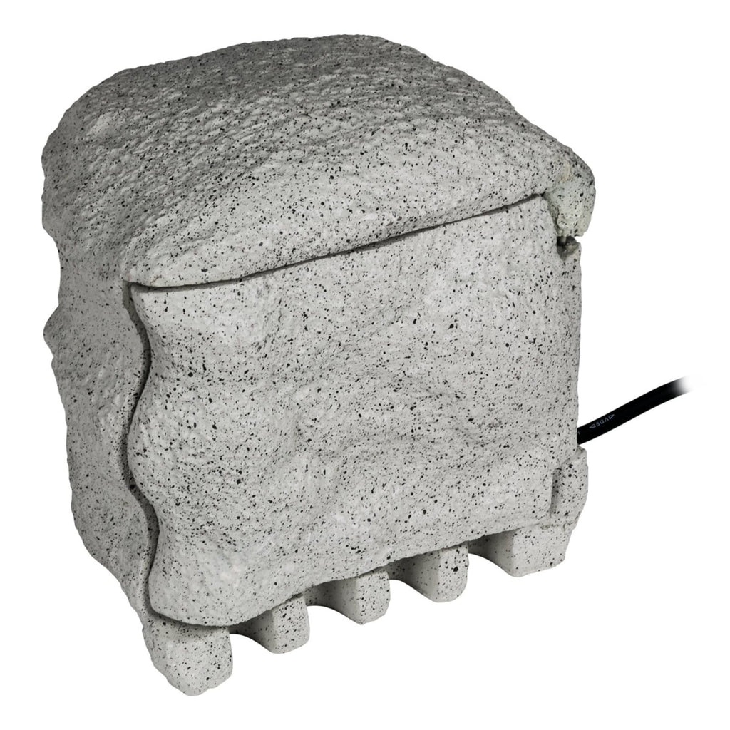 Strømfordeler Piedra granittlook 4 uttak bakside med kabel