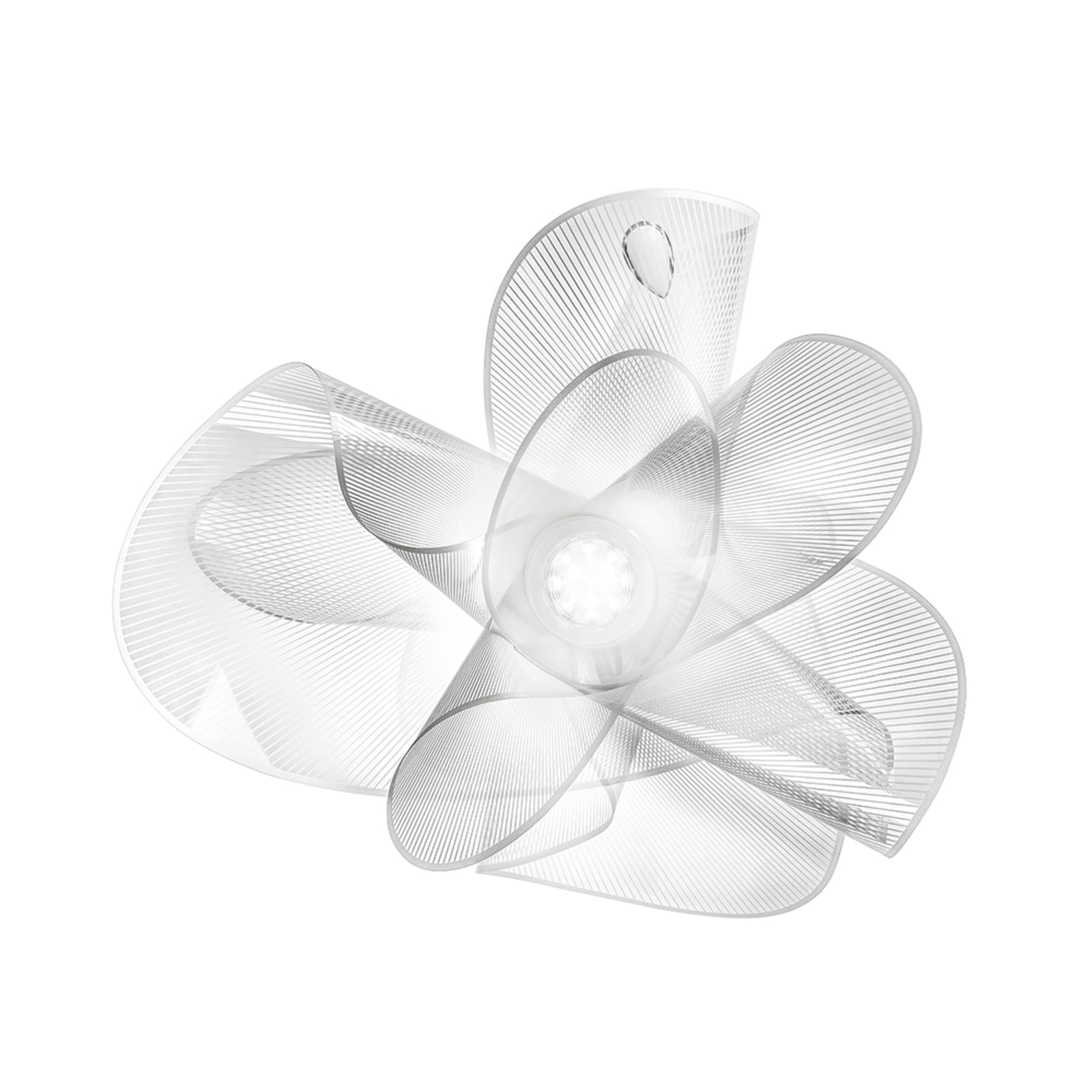 Taklampe La Belle Étoile hvit Ø73 cm dimbar 15W bakside