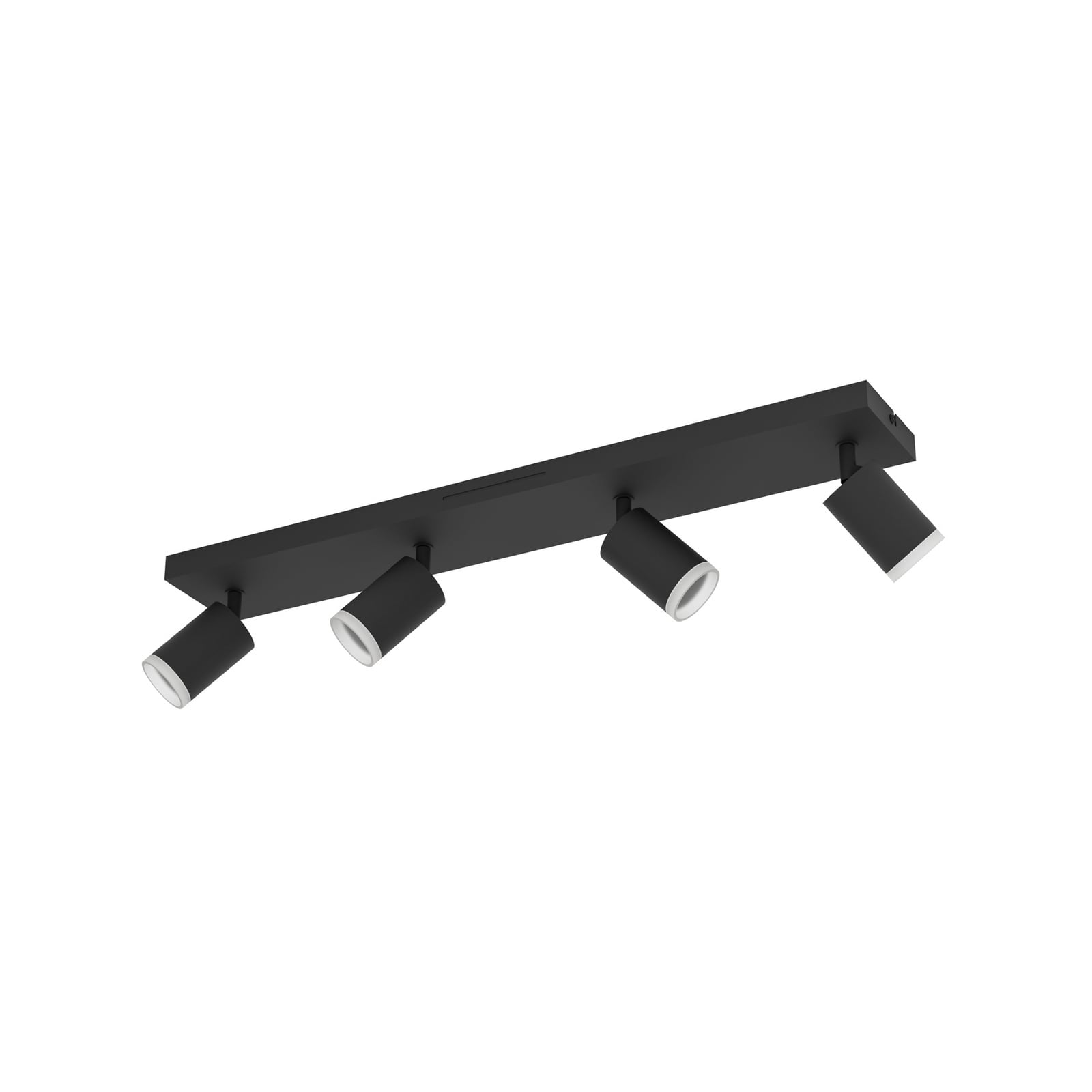 Takspot 4-lys Melitello-Z svart dimbar CCT 68 cm montert