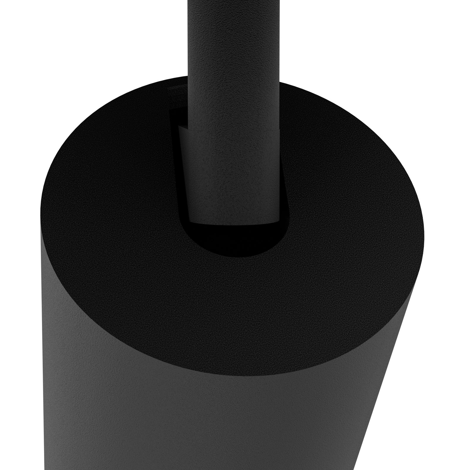 Takspot 4-lys Melitello-Z svart dimbar CCT 68 cm nærbilde lys