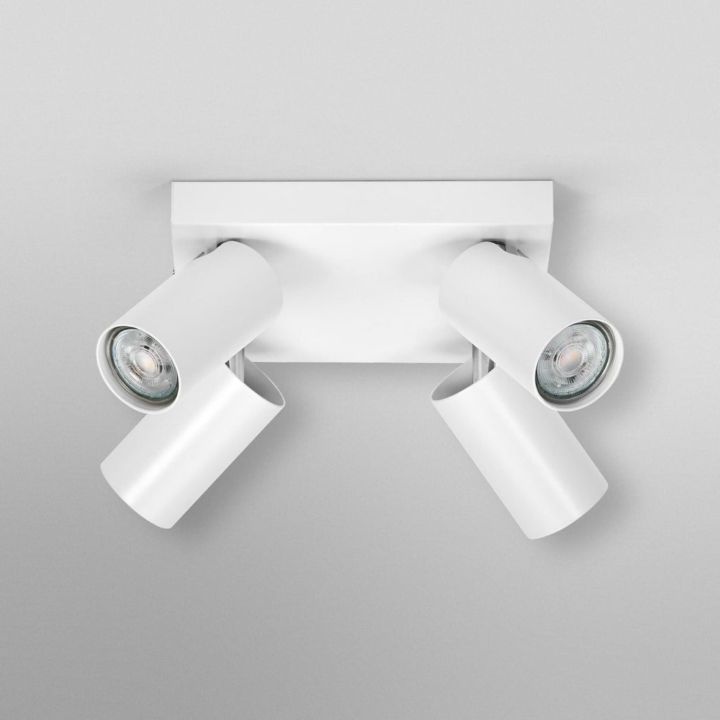 Detalj av Takspot Octagon Plate 4-lys hvit dimbar GU10 - OSRAM