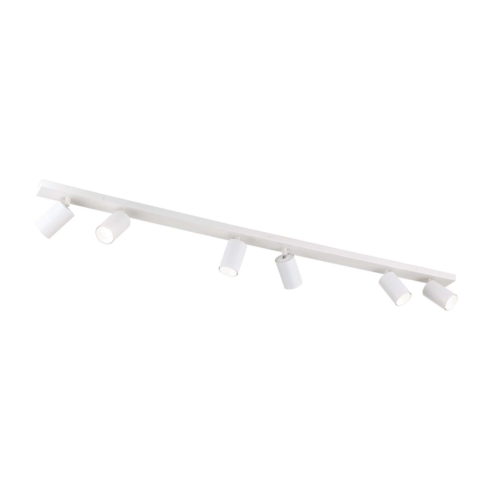 Detalj av Takspot Sean 6-lys hvit svingbar GU10 dimbar 130 cm