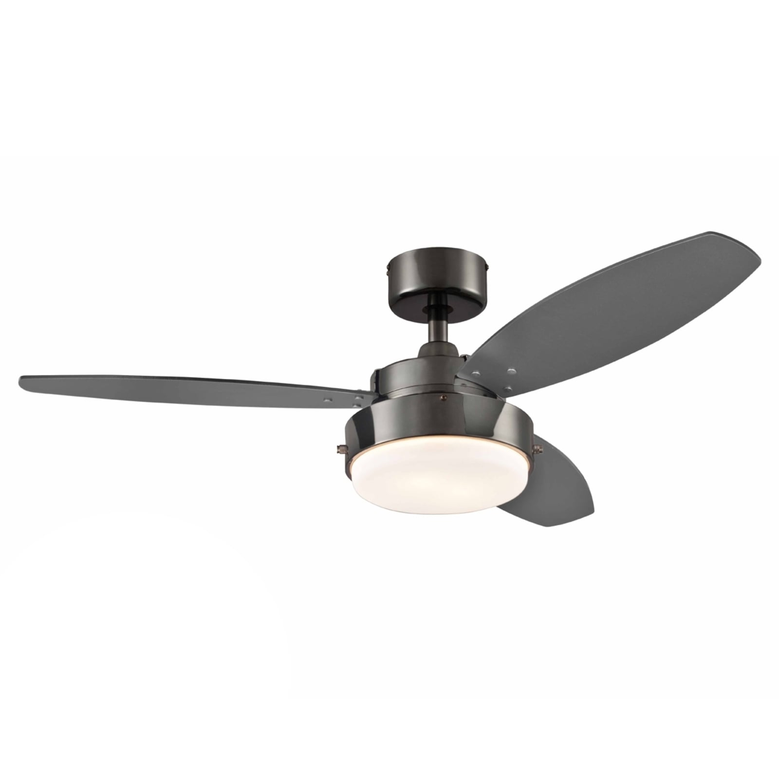Takvifte Alloy med lys svart/grafitt Ø105 cm forfra