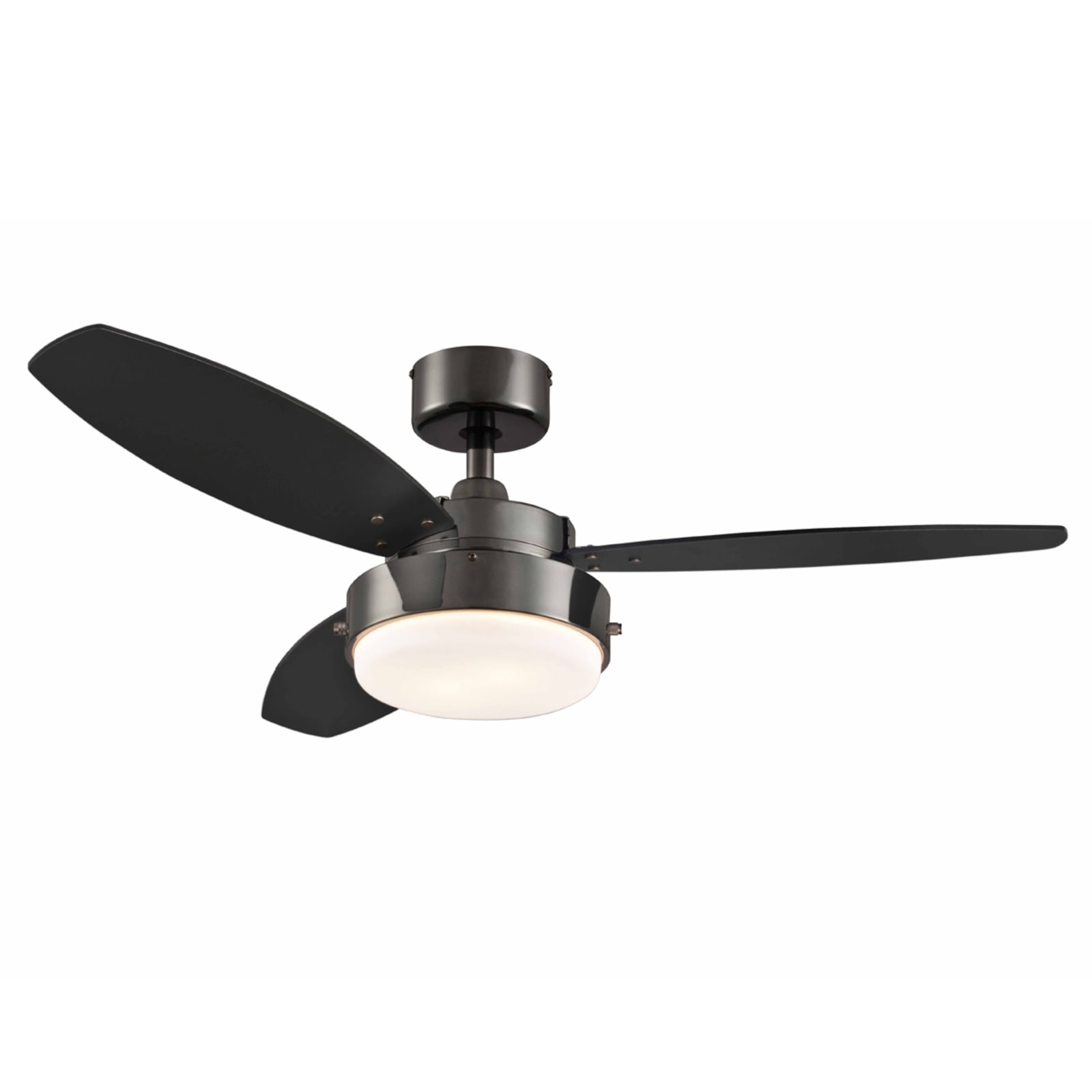 Takvifte Alloy med lys svart/grafitt Ø105 cm bakside