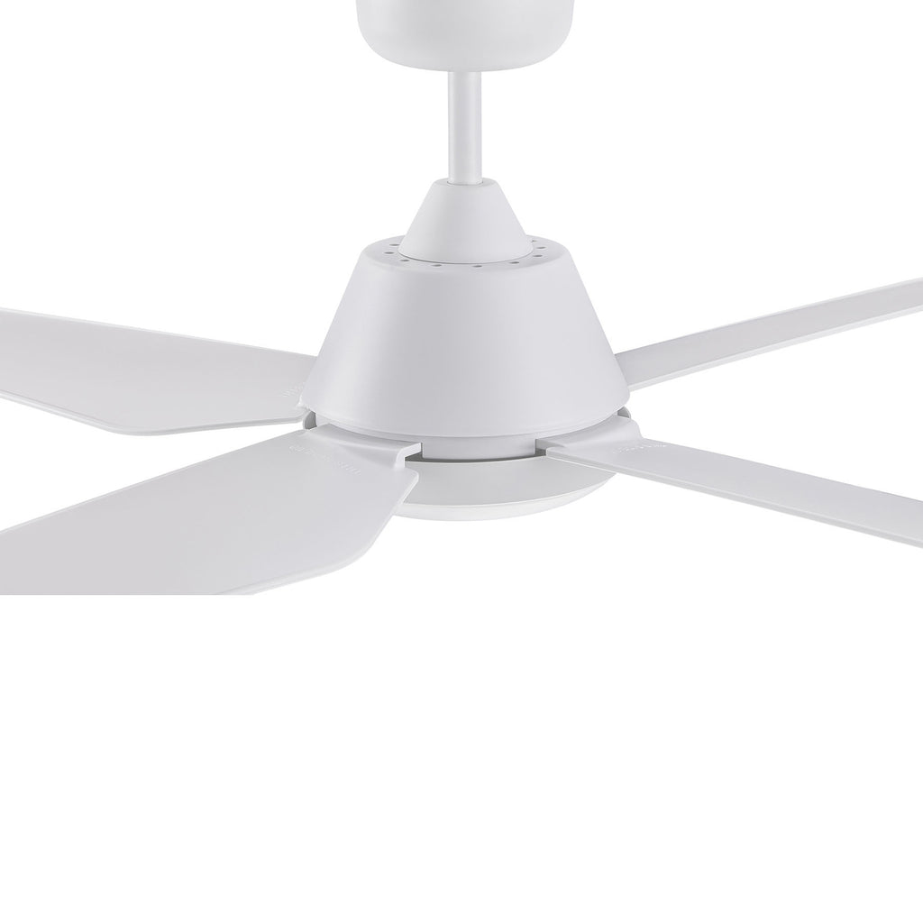 Montert Takvifte Aria med LED-lys og fjernkontroll Ø122 cm hvit i rom