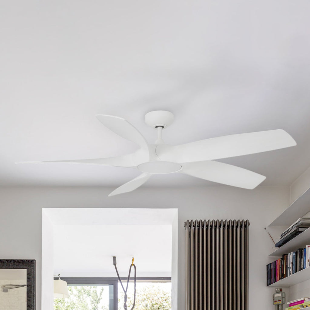 Takvifte Cocos L med LED-lys DC hvit Ø137 cm forfra