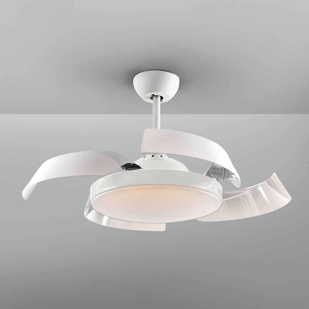 Montert Takvifte Enzo med LED dimbar CCT hvit Ø106 cm i rom