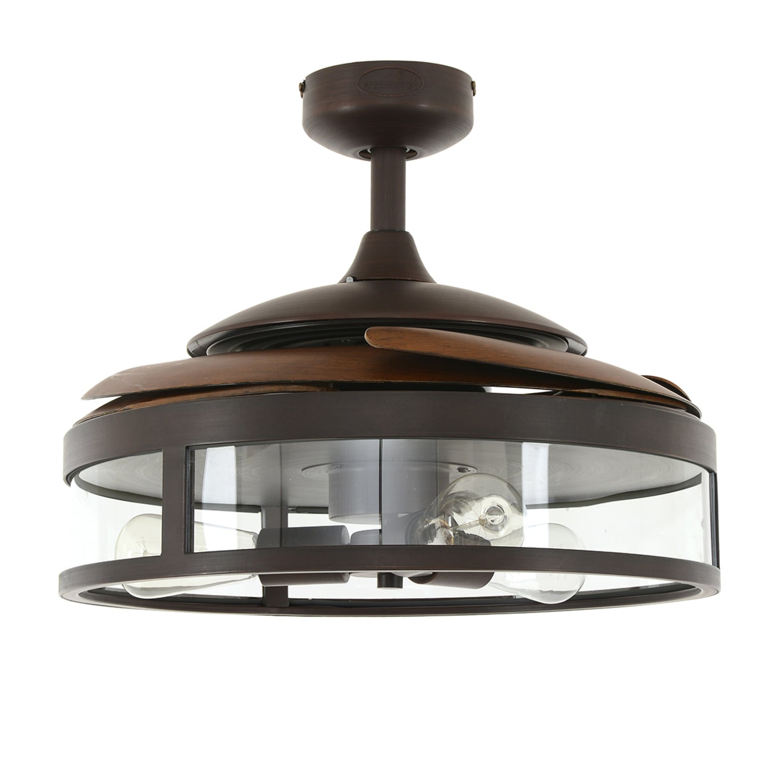 Takvifte Fanaway Classic med lys bronse Ø122 cm detalj av vinger