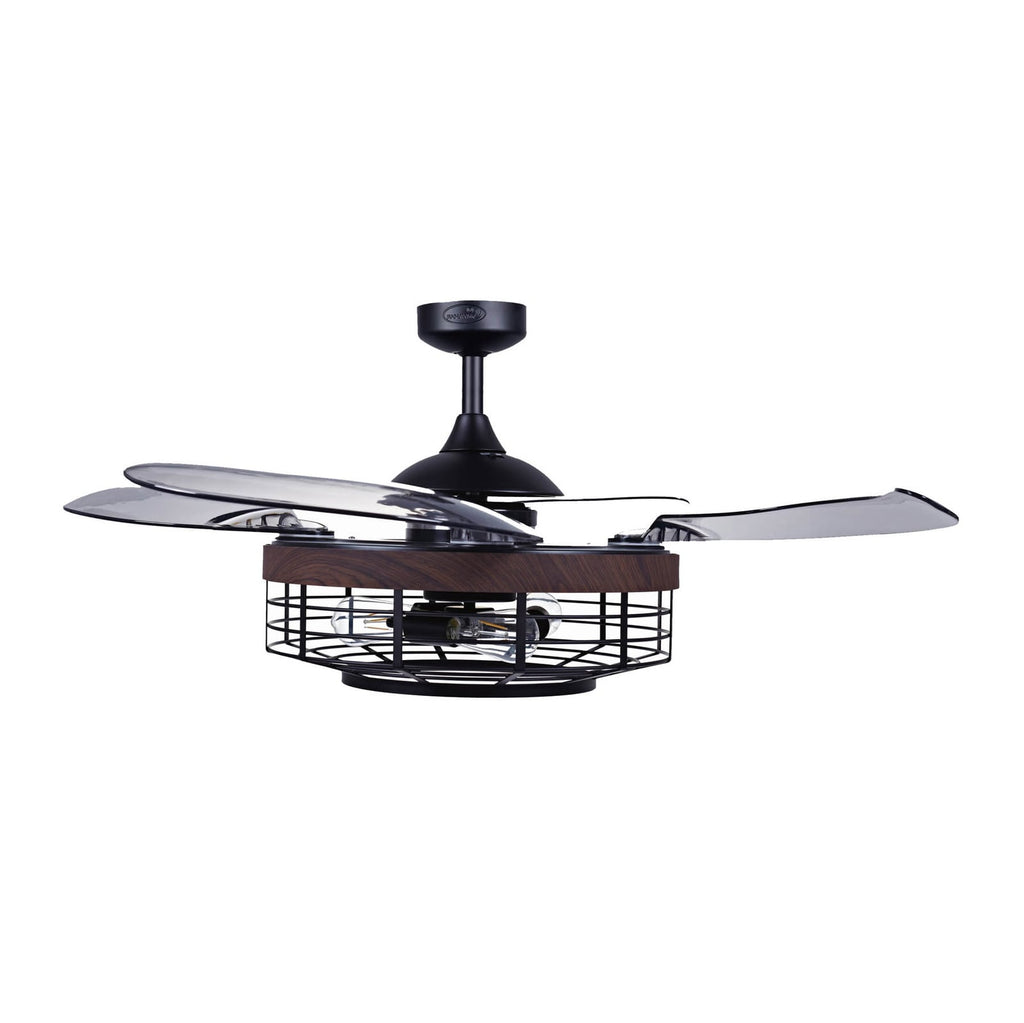 Takvifte Fanaway Montclair med LED og fjernkontroll bakside