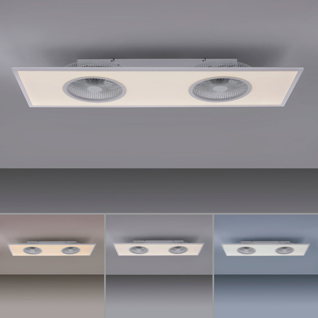 Fjernkontroll til Takvifte Flat-Air LED dimbar CCT hvit 120x40 cm