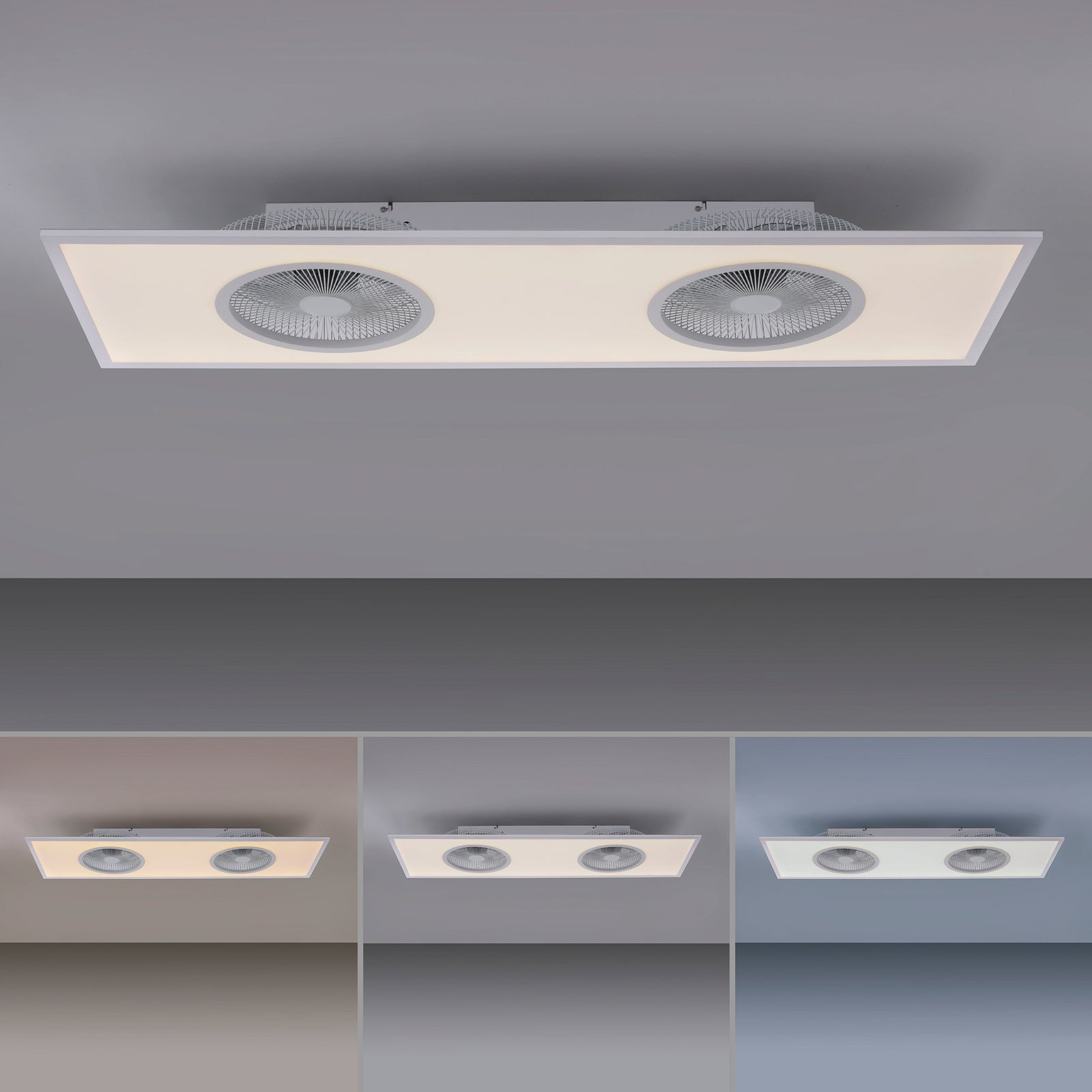 Fjernkontroll til Takvifte Flat-Air LED dimbar CCT hvit 120x40 cm