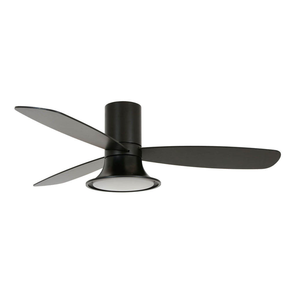 Takvifte Flusso med lys og fjernkontroll dimbar Ø132 cm svart bakside