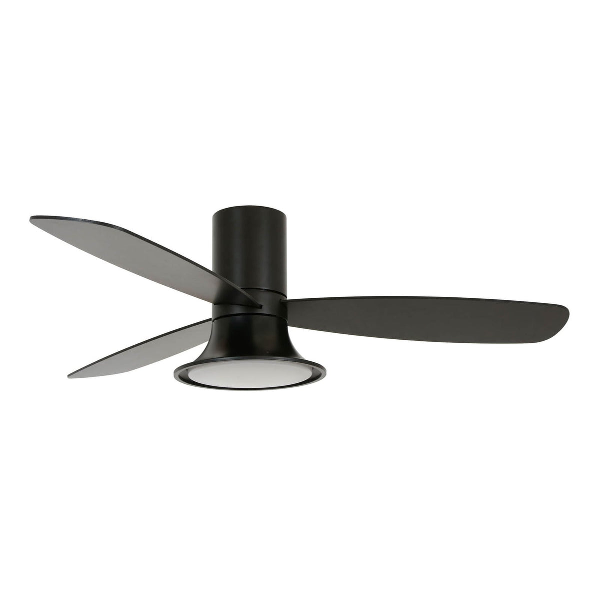 Takvifte Flusso med lys og fjernkontroll dimbar Ø132 cm svart bakside