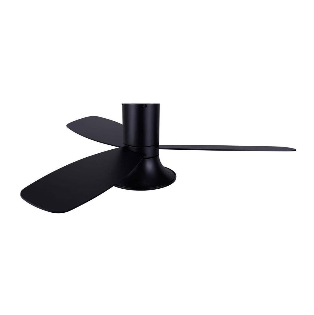 Montert Takvifte Flusso med lys og fjernkontroll dimbar Ø132 cm svart i rom