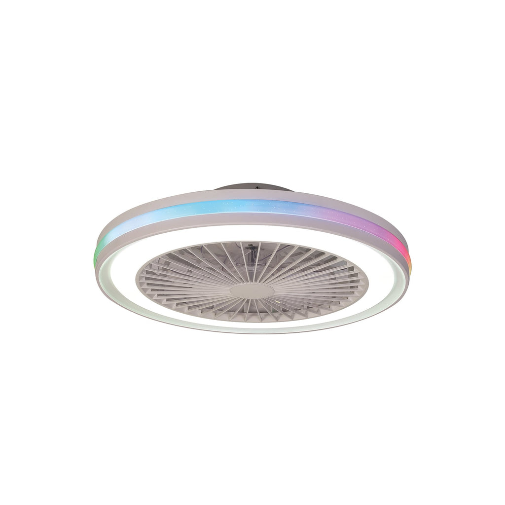 Detalj av Takvifte Gamer LED dimbar CCT RGB hvit