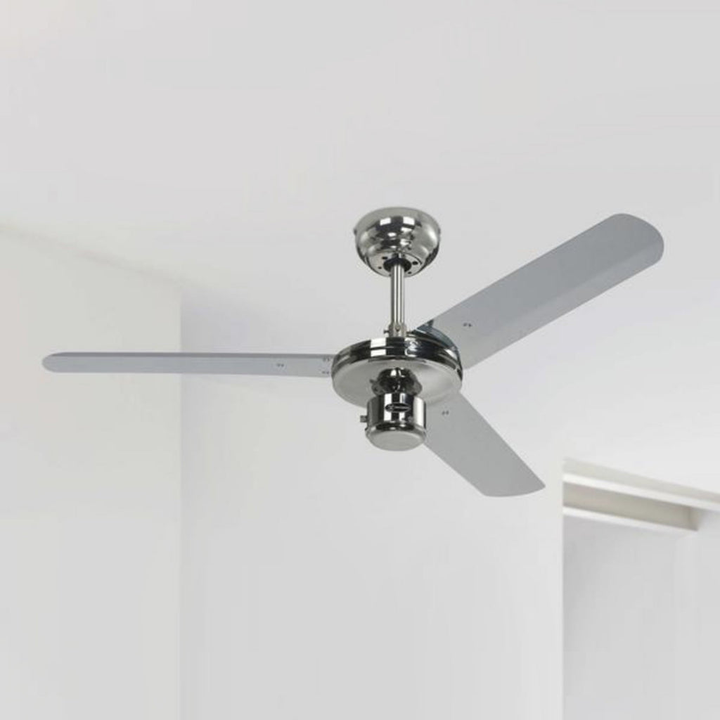 Takvifte Industrial krom 3 vinger Ø122 cm bakside
